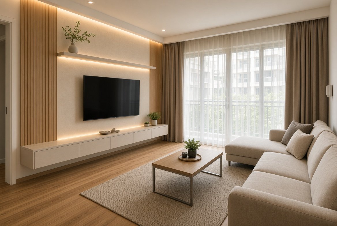 Same unit after interior design