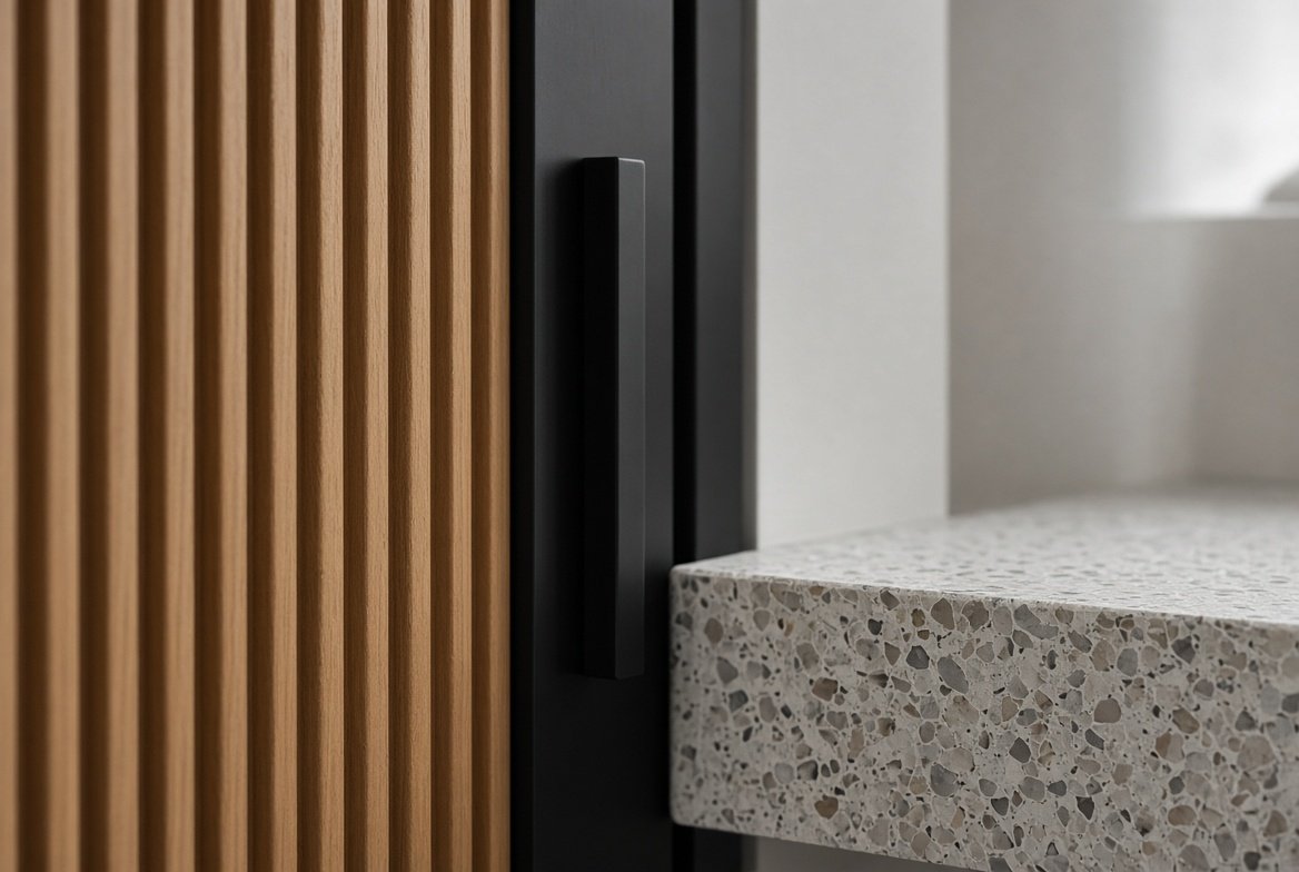 Close-up of materials and finishes