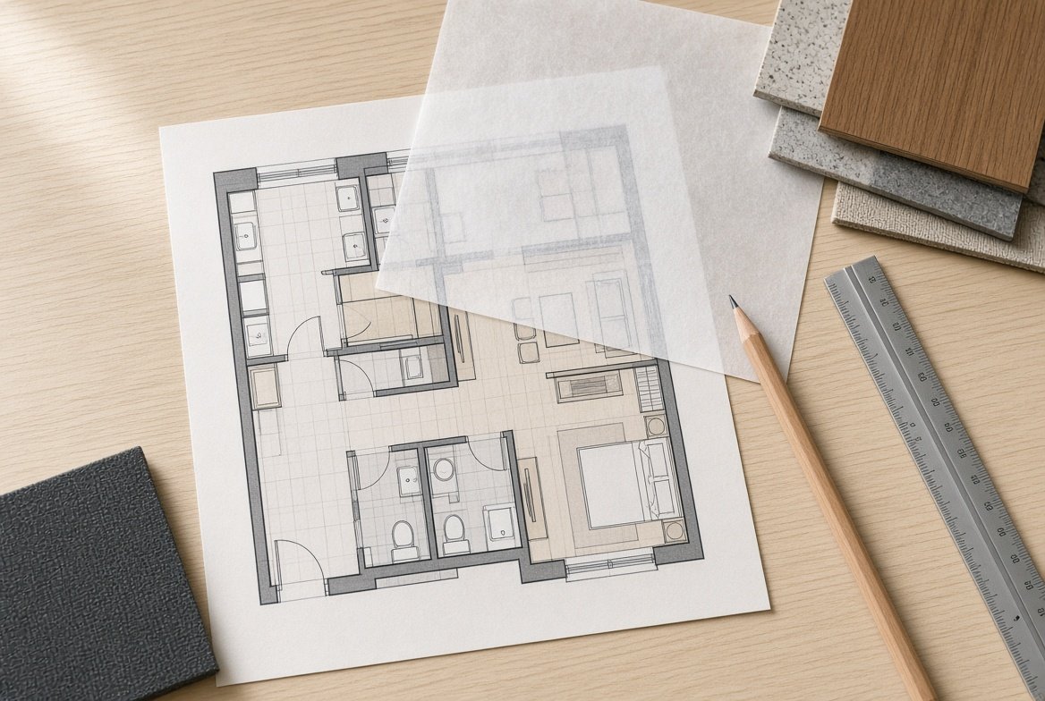 Space planning floor plan