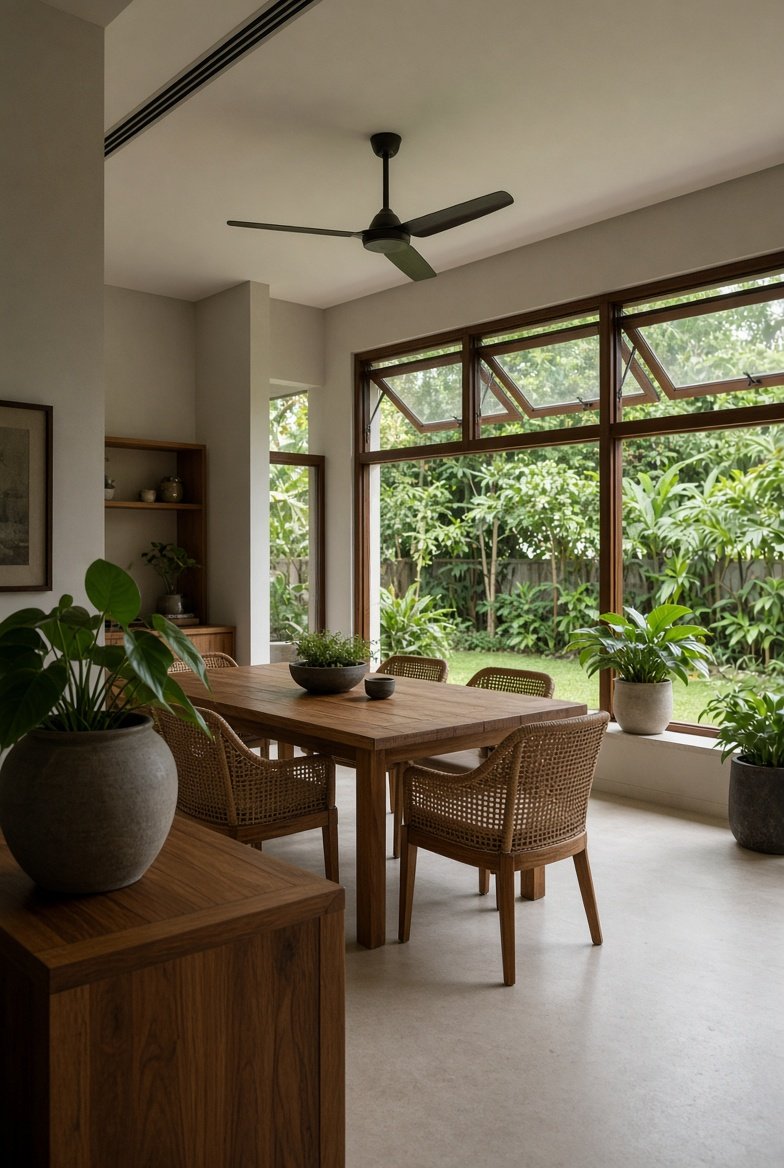 Modern tropical interior